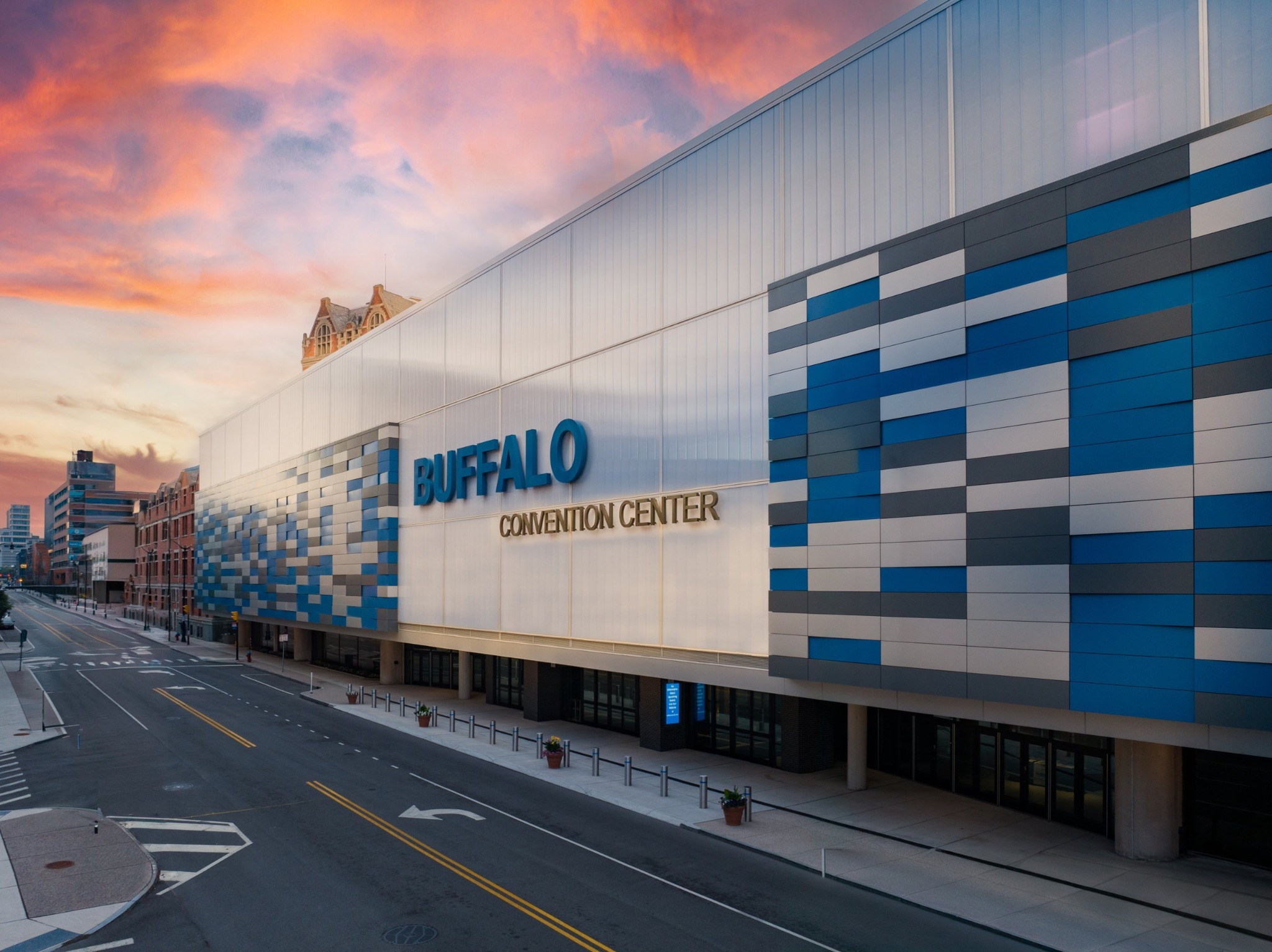 Exterior of the Buffalo Convention Center